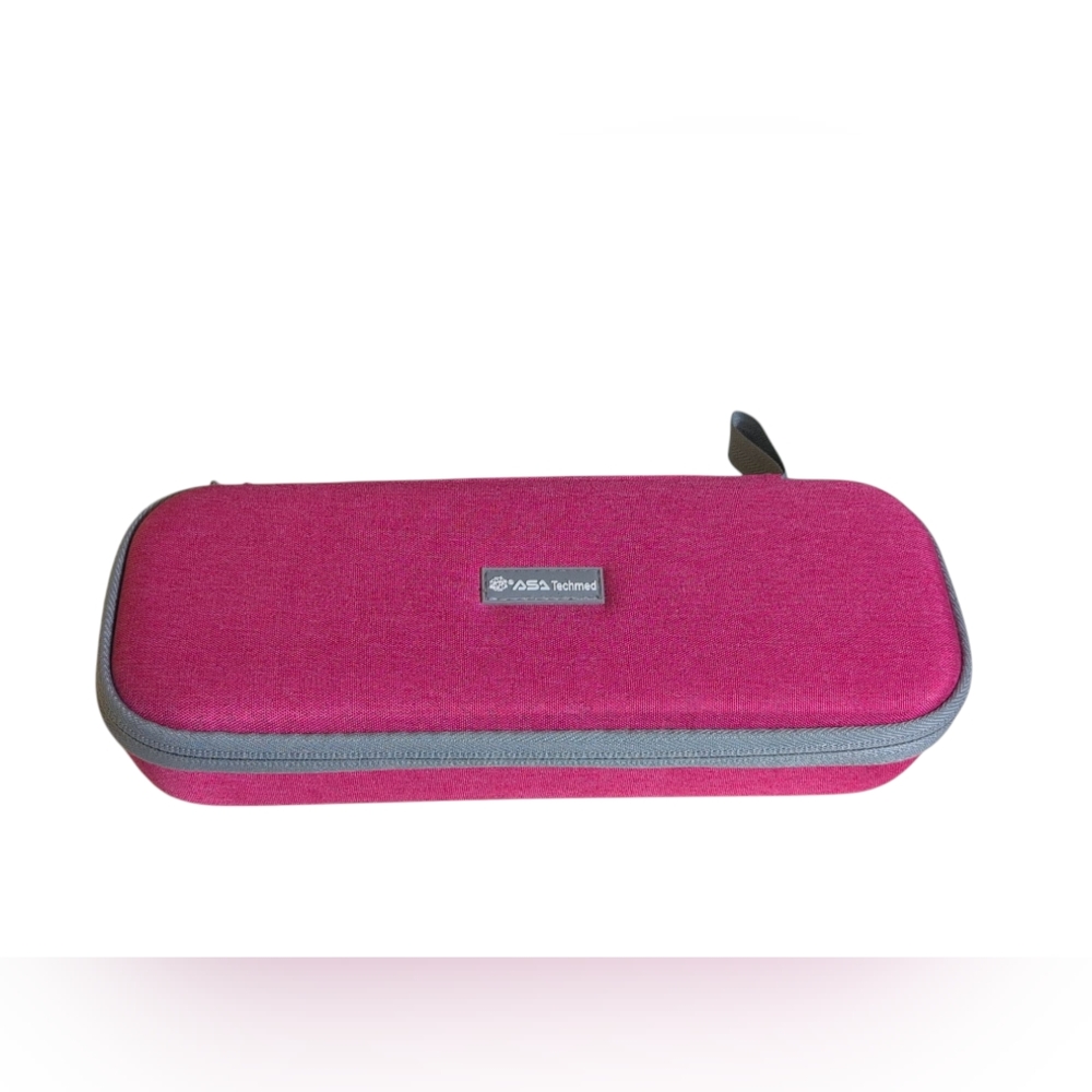 ASA Techmed Pink Hardcase For Nurse Medical Accessories Carrying Case Zip Close